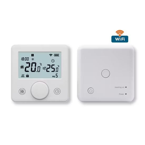 Termostat Centrala Termica inteligent WIFI control Vocal Wirelress Tuya, Histerezis 0.1 Grade, Volt Romania - imagine 5